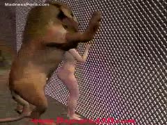 A fuck gets a running hawt chick raped. A ravenous lion